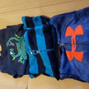 Lot of 3 items 1/s shirt, 2 jackets, 1 is under armour and 1 is Place